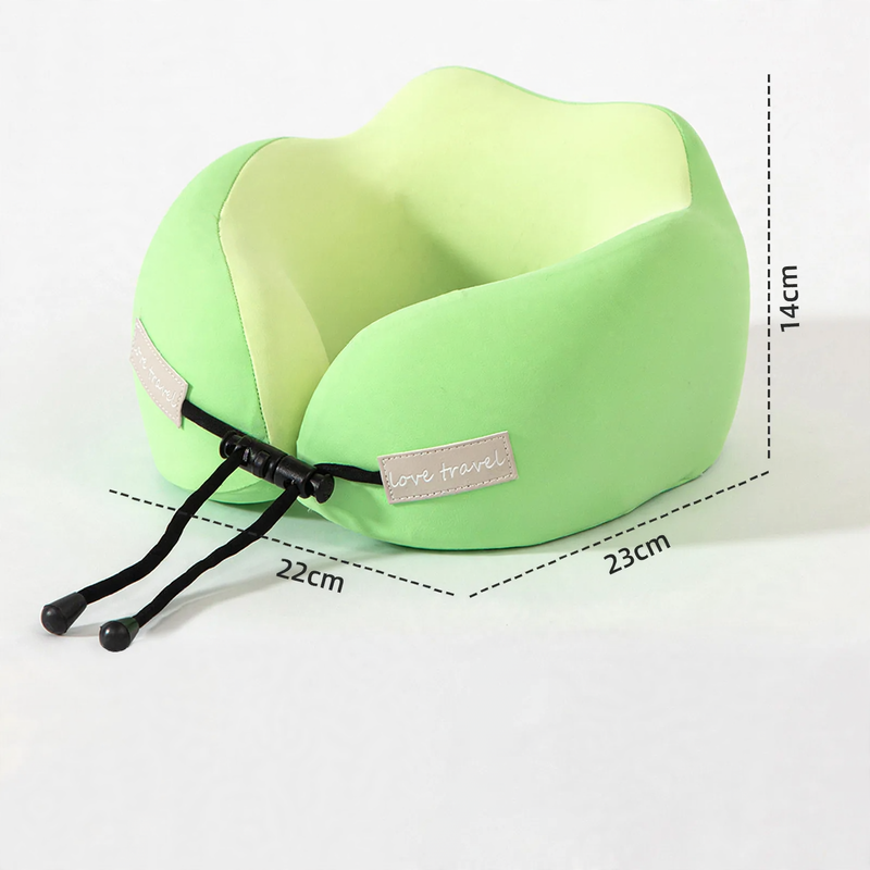 Memory Foam Neck Pillow for Travel and Everyday Use