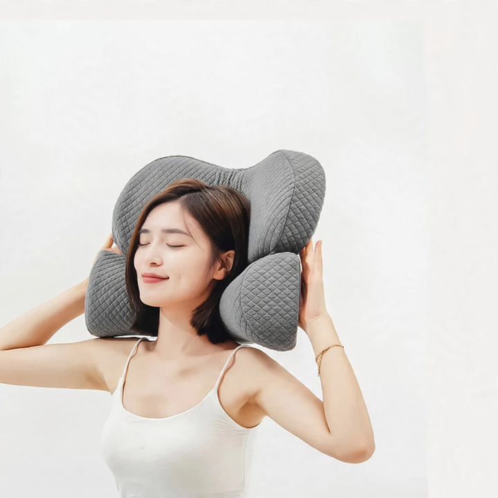 Memory foam neck pillow, washable