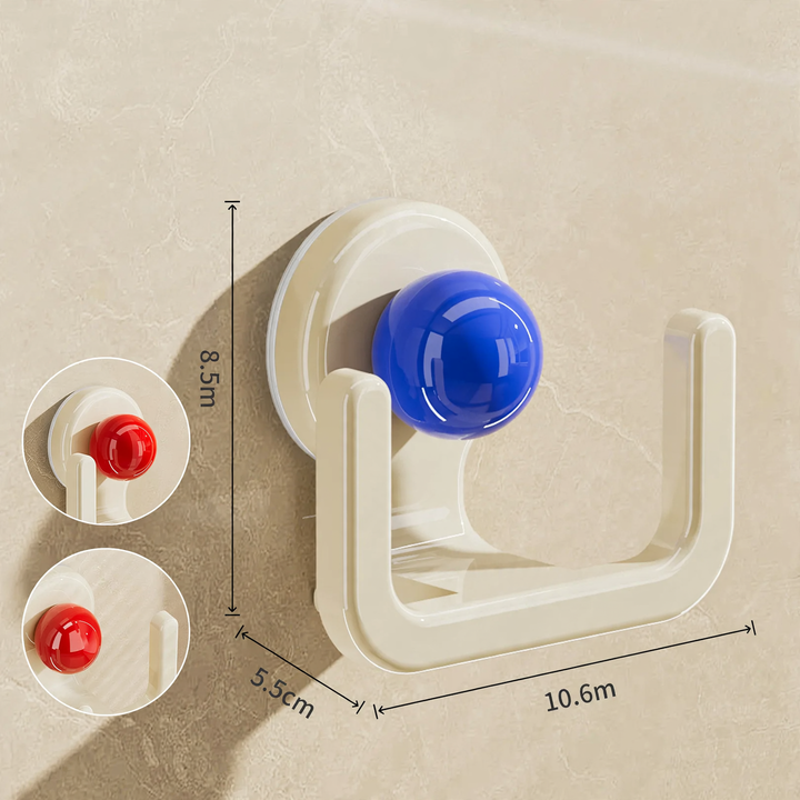 Shoe hanger with suction cup, no drilling required