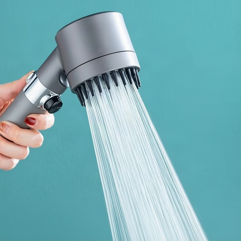 Multifunctional shower head with LED and massage function
