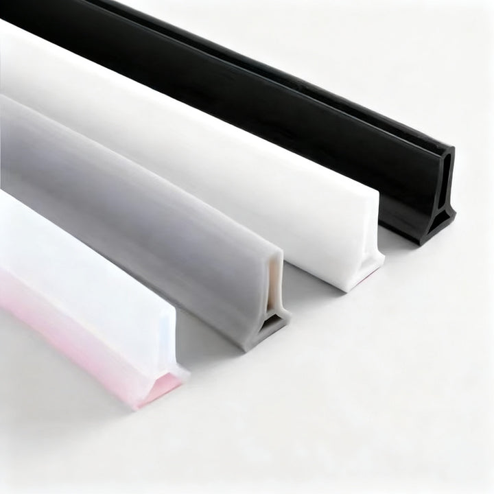 Bathroom sealing strip, height 30 or 50 mm