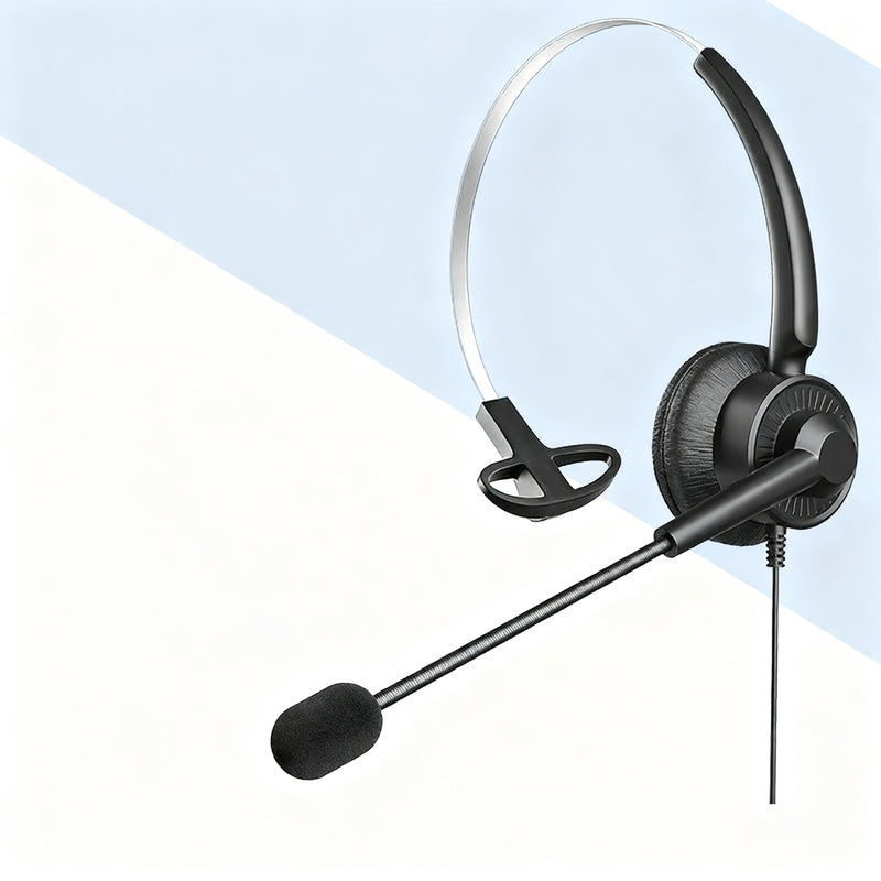 Bai'en DH800 Call Center Agent Telemarketing Outbound Customer Service Headset Computer Mobile Phone Telephone Headset