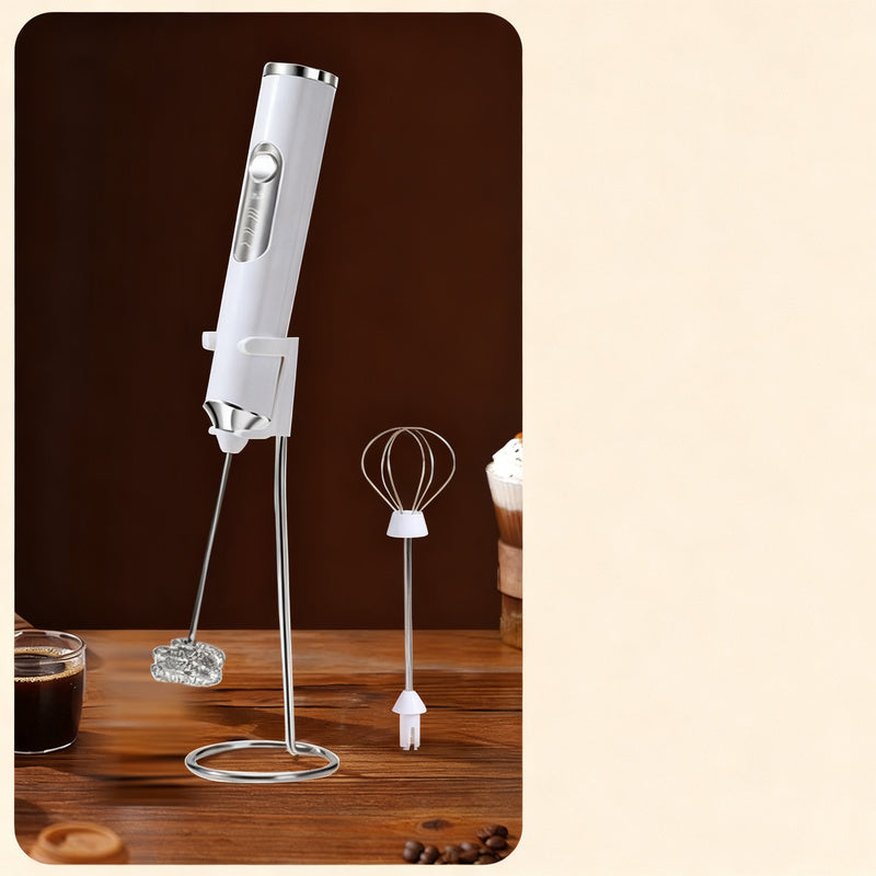 Electric milk frother, USB-C, multiple functions