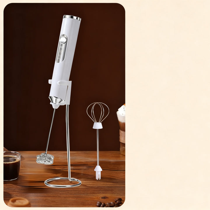 Electric milk frother, USB-C, multiple functions
