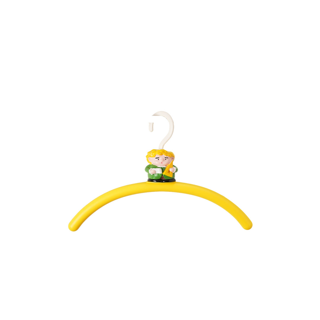 Clothes hanger with cartoon character design non-slip