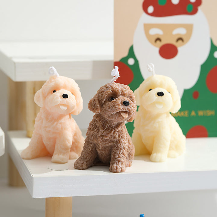 Scented candle teddy bear, soy wax mix