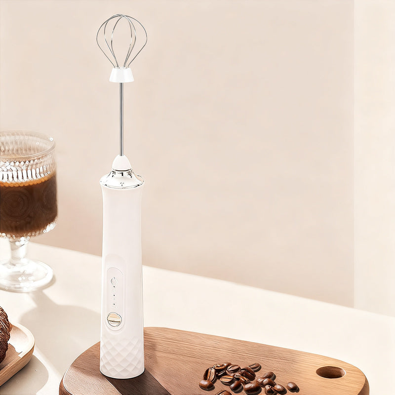 Electric milk frother, USB-C, multiple functions