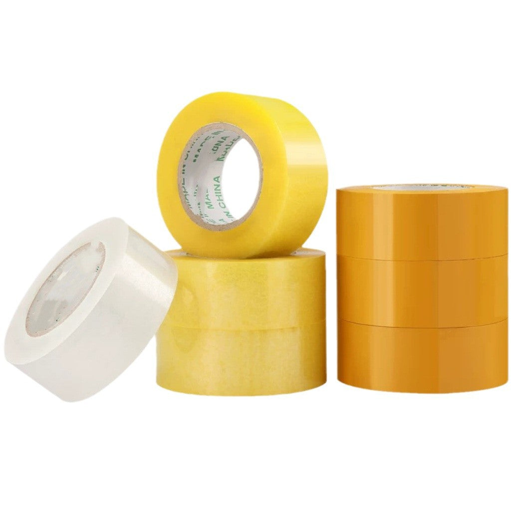 Transparent tape for packaging