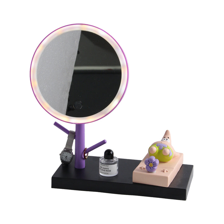 Handy stand with cosmetic mirror, ABS plastic
