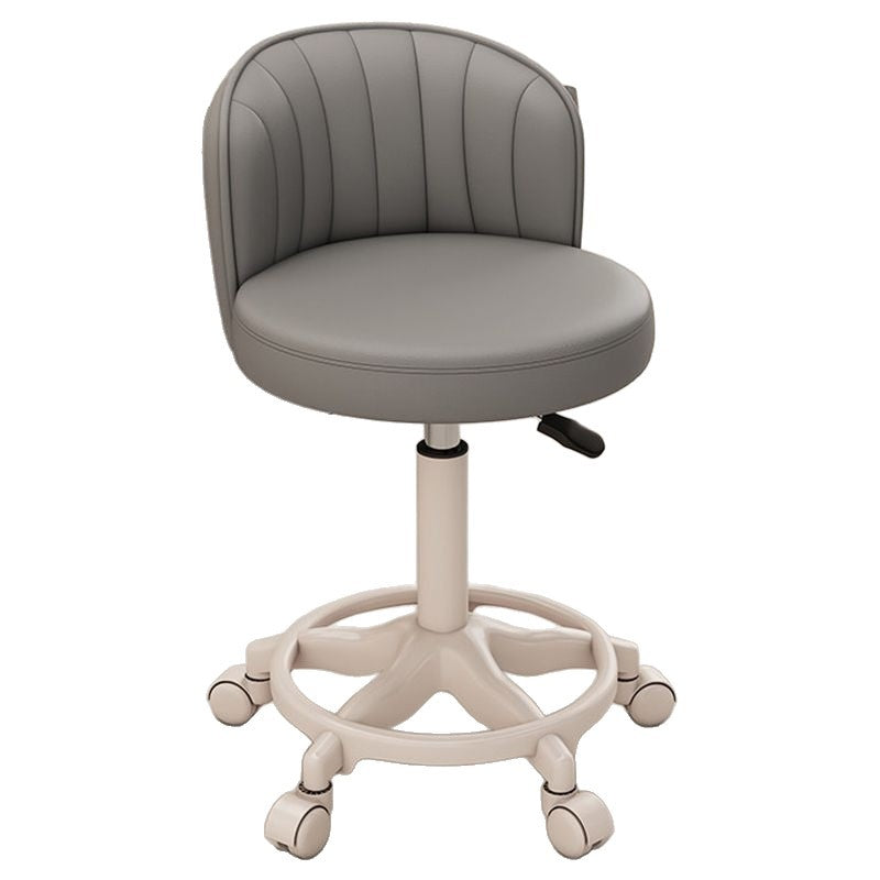 Bar stool with bowl and high backrest