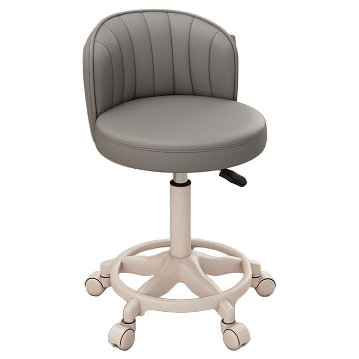 Bar stool with bowl and high backrest