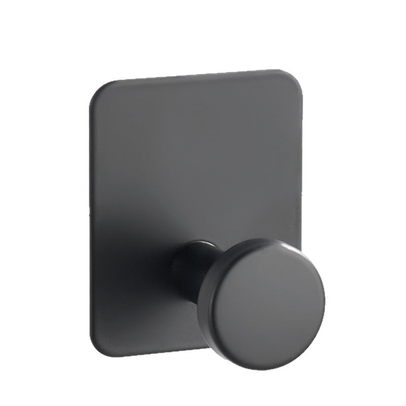 Stainless steel hook with suction cup or adhesive surface