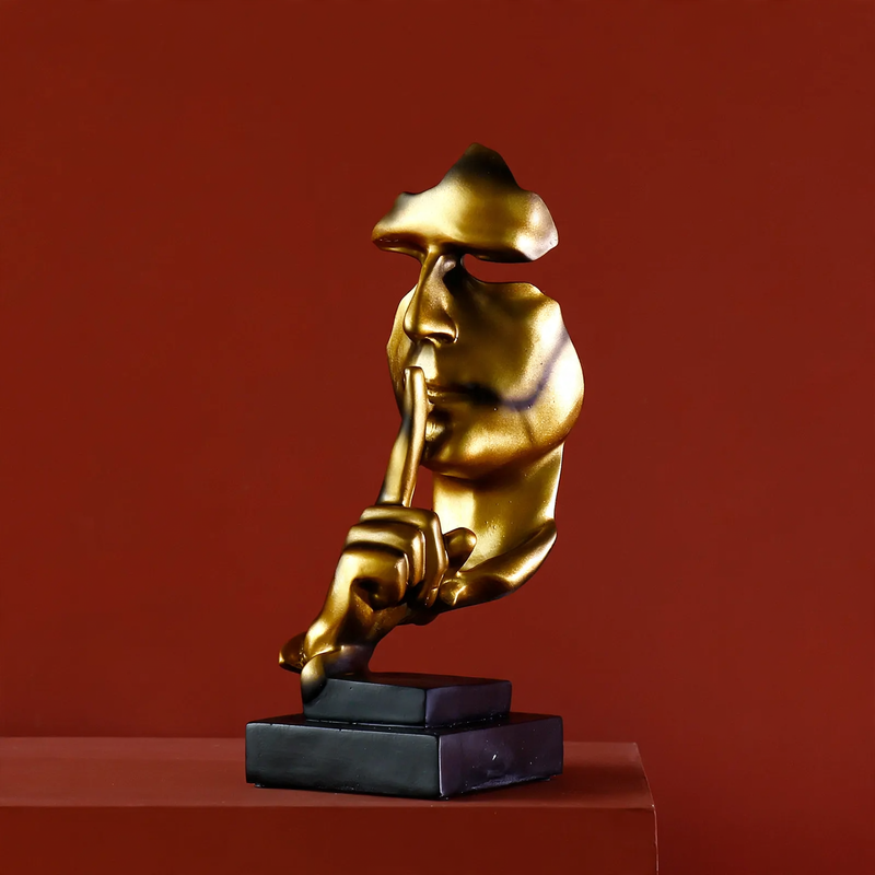 Modern art figure made of resin, decoration