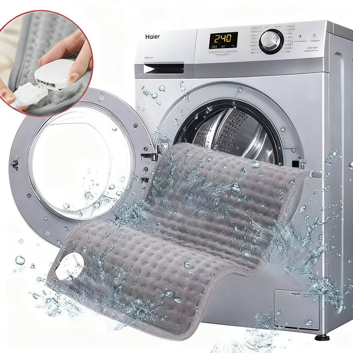 Electric heating blanket made of flannel, washable