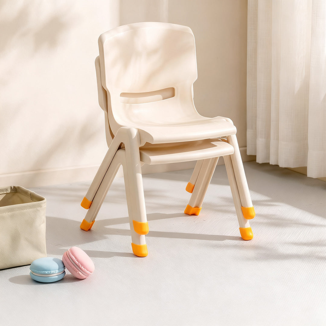 Children's chair made of ABS plastic, non-slip, stackable