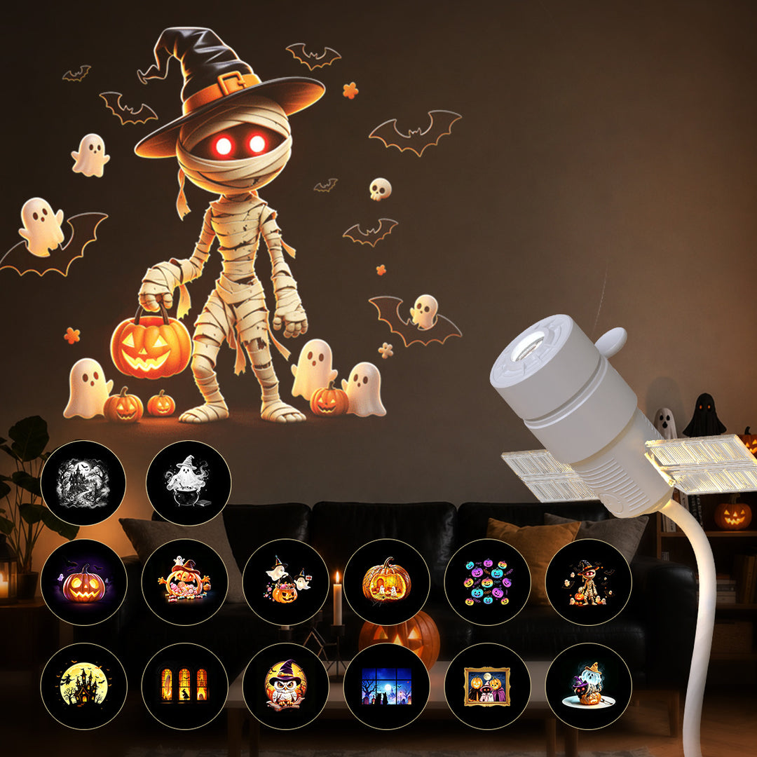 USB Starry Sky Projection Lamp with Motif Discs