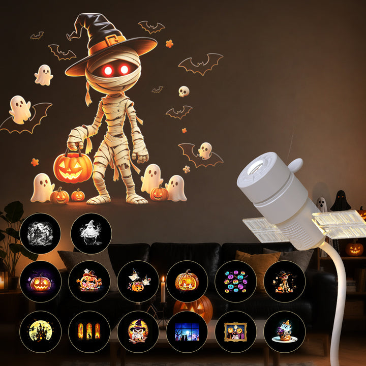 USB Starry Sky Projection Lamp with Motif Discs