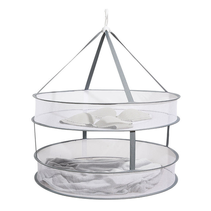 Multi-layer laundry drying nets with edging