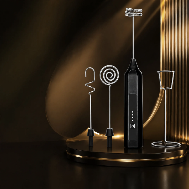 Electric milk frother for charging