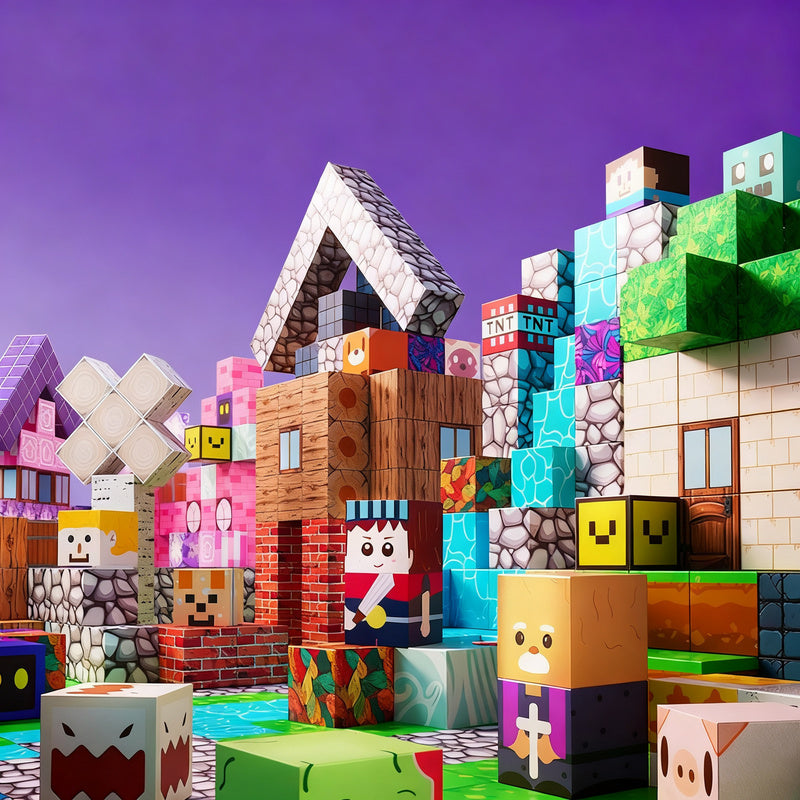 Magnetic Building Blocks, Plastic