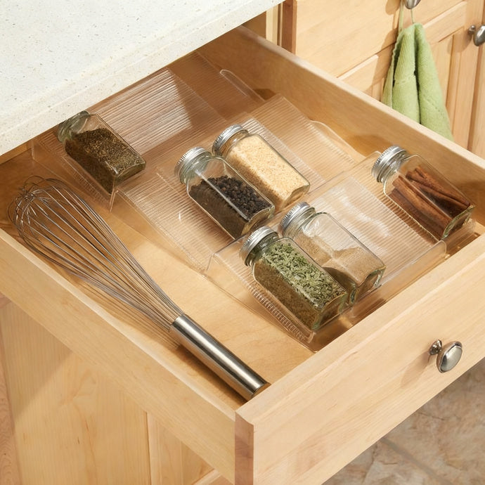 Drawer organizer for spices and small parts