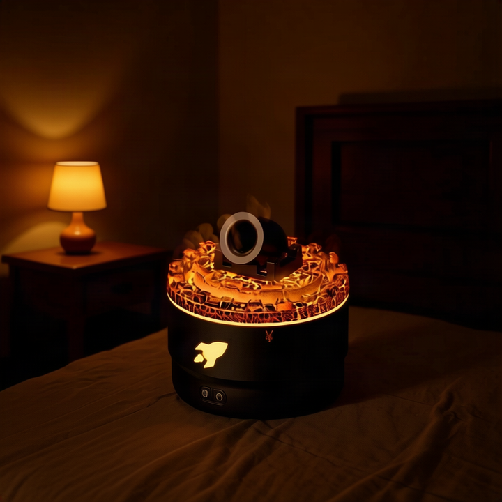 Ultrasonic diffuser with humidity function