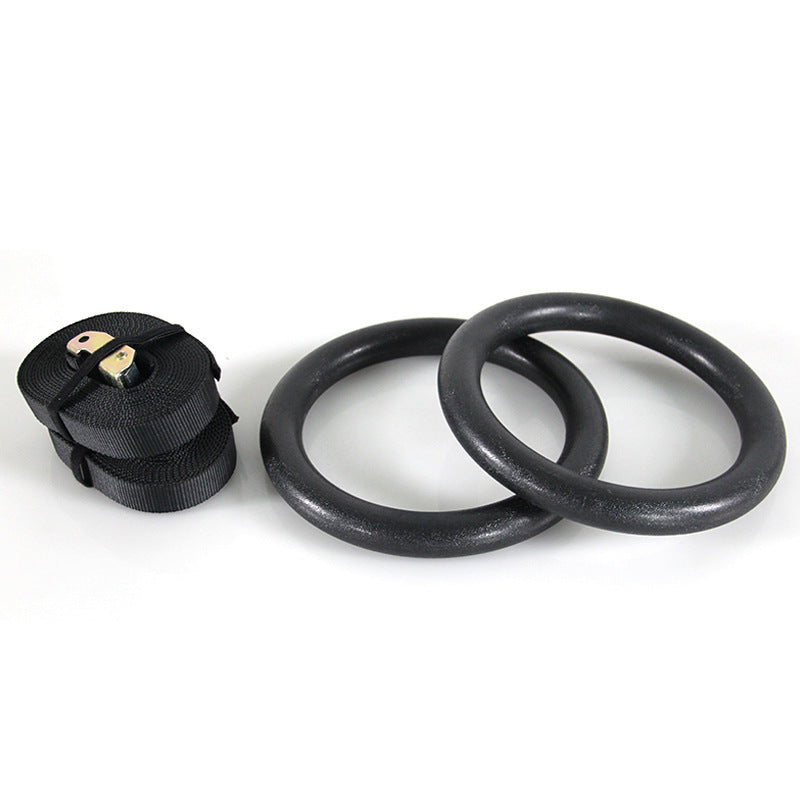 Wood Gymnastics Rings with Strap
