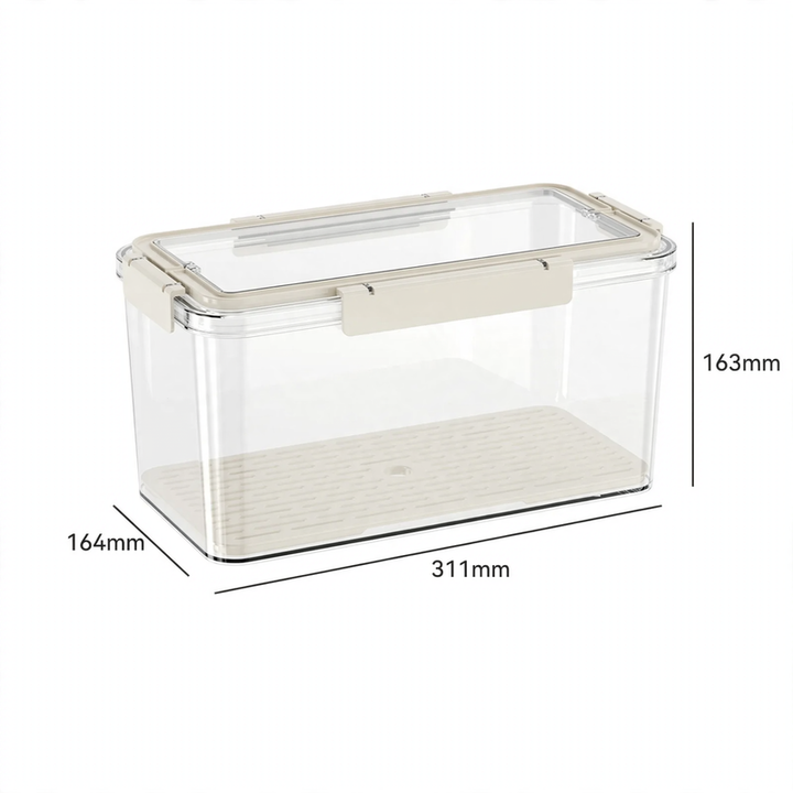 Food storage container made of food-grade PET, 4–5 L