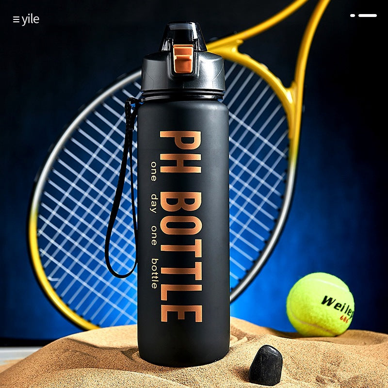 Sports water bottle made of PC, 1000 ml