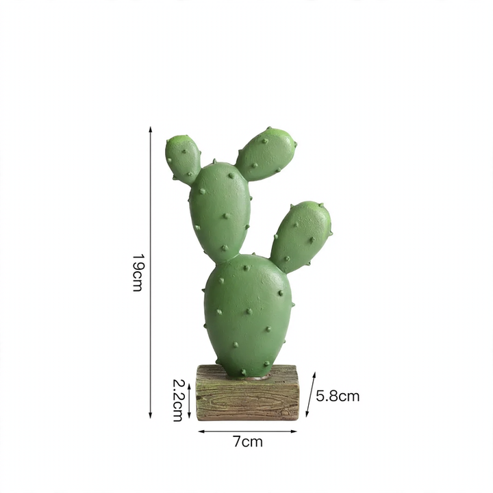 Resin decorative figure cactus, Nordic design