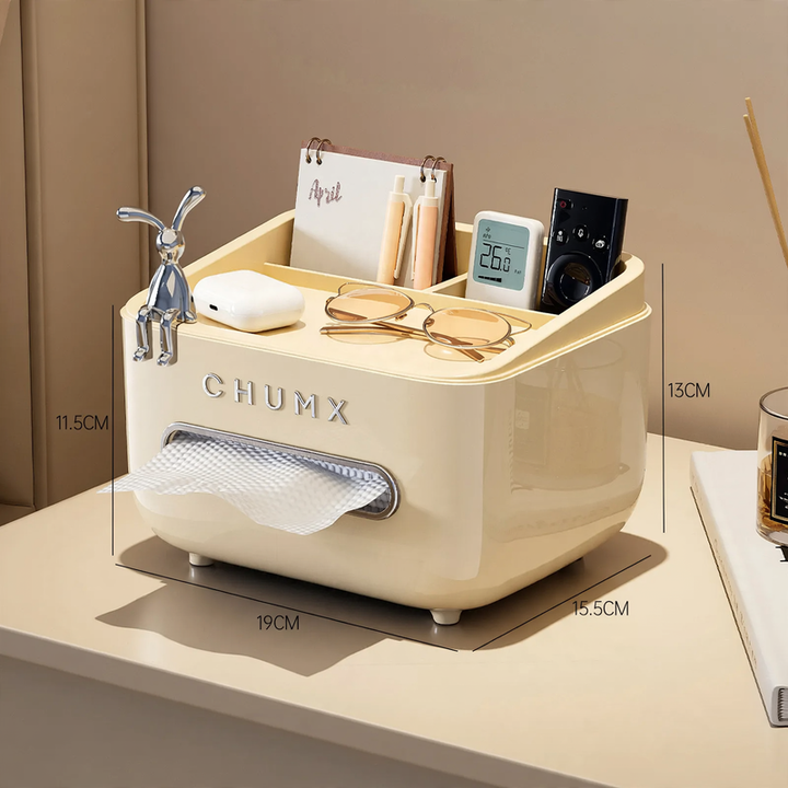 Table Tissue Box, Plastic, Modern Design