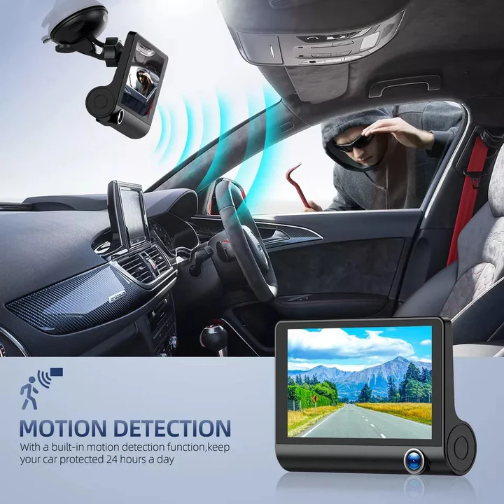 Kalsten | 4" Touch Screen Front and Rear Dash Cam