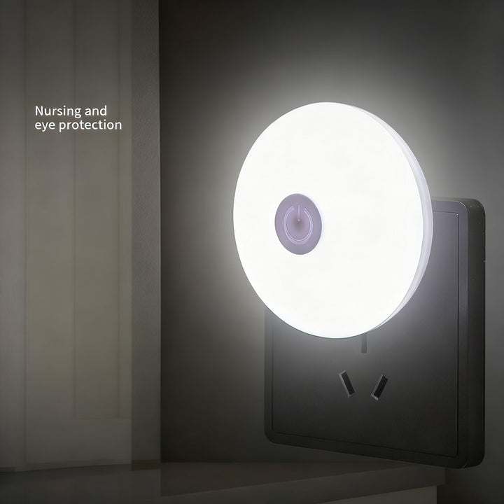LED night light with push button switch