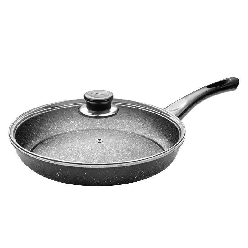 Stainless Steel Frying Pan with Glass Lid