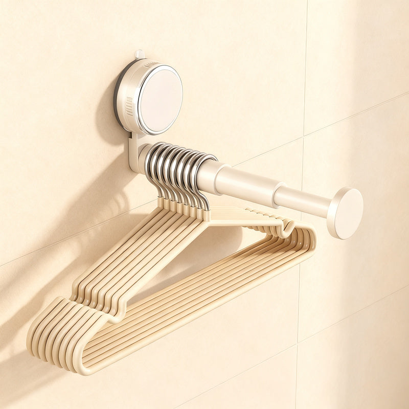 Suction cup drying rack, expandable, no drilling