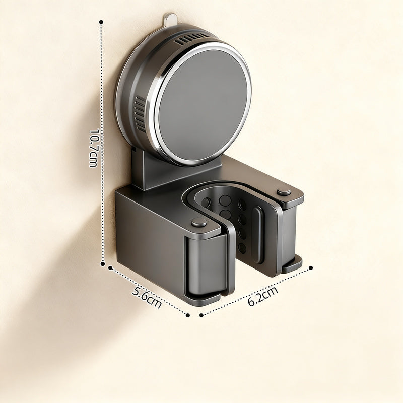 Suction cup holder for brooms and cloths, ABS