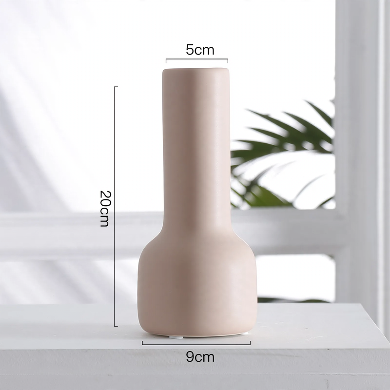 Ceramic flower vase, Nordic design