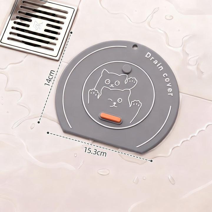 PVC floor drain mat, odor-tight