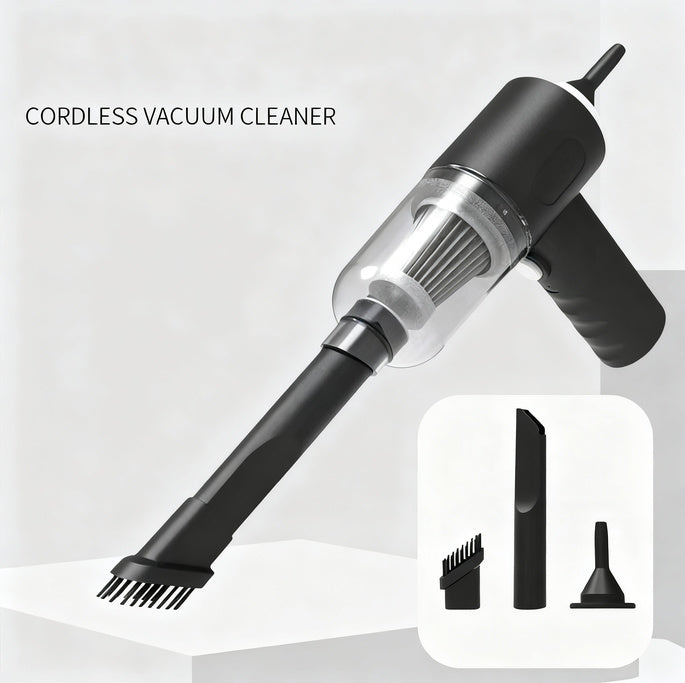 Portable car vacuum cleaner, cordless