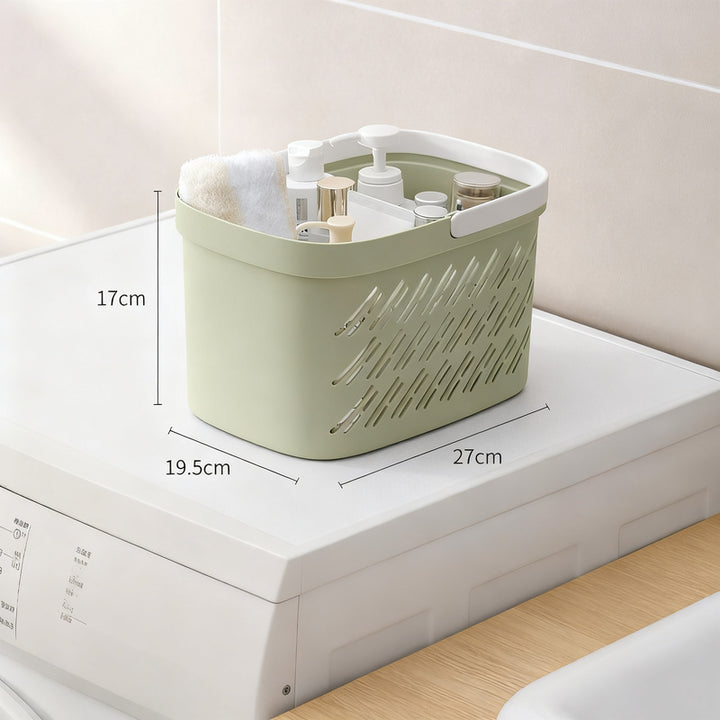 Bathroom storage basket made of PP