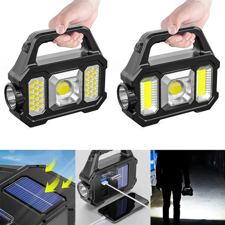 Multi-function camping light, ABS, rechargeable