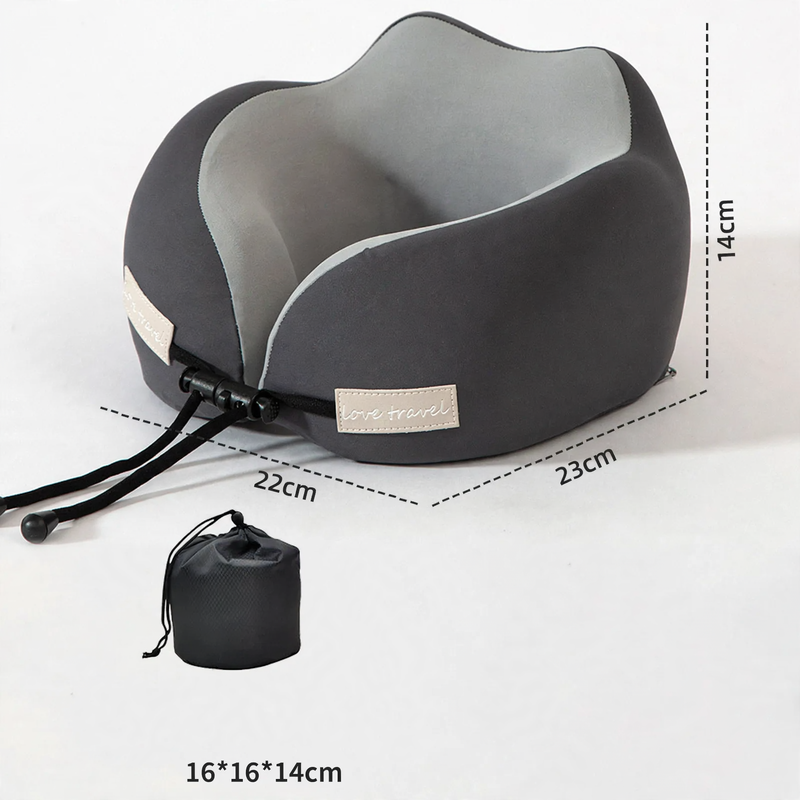 Memory Foam Neck Pillow for Travel and Everyday Use