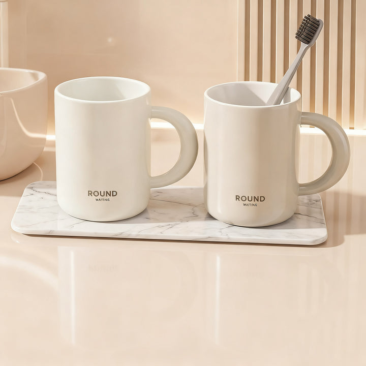 Toothbrush cup made of PP, unbreakable