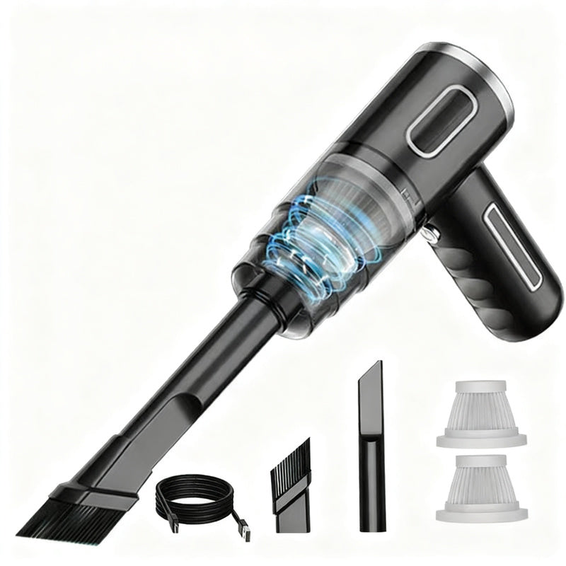 Portable car vacuum cleaner, cordless