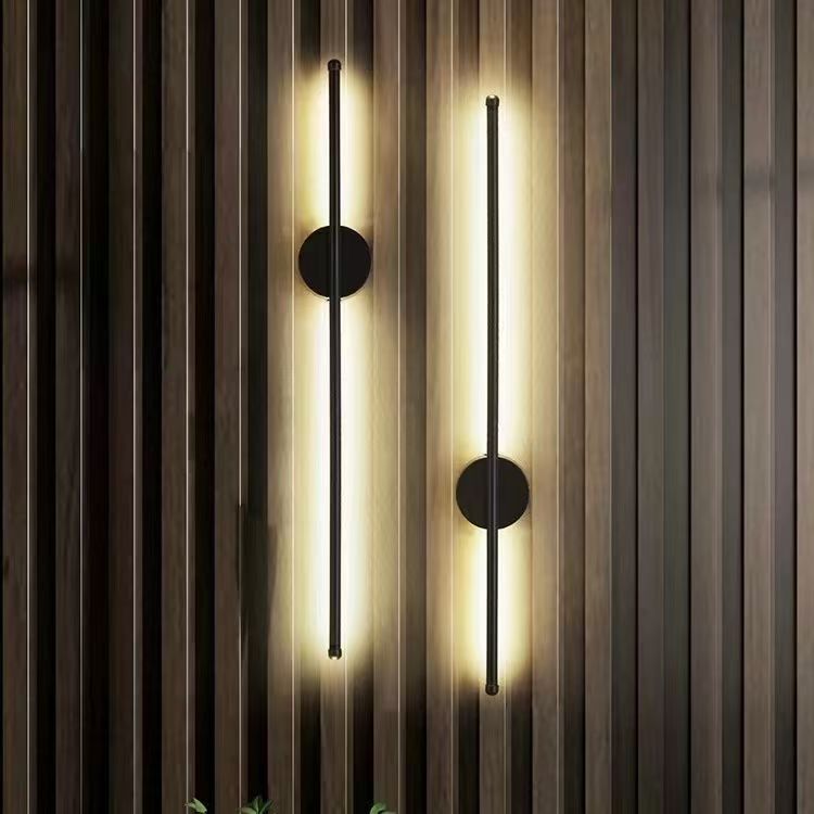 LED wall lamp modern, Aluminum, Silicon