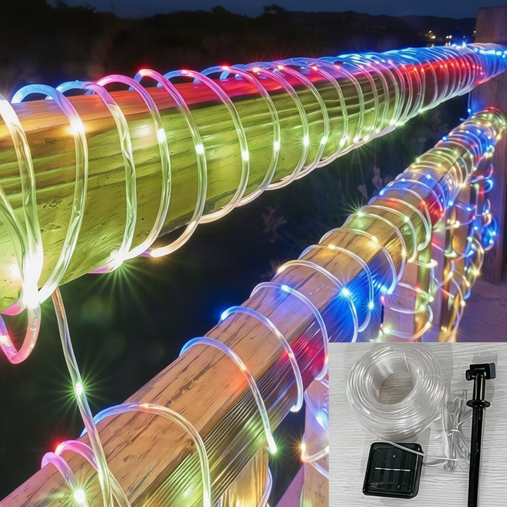 LED string lights, 10 m, 100 lights, USB/battery