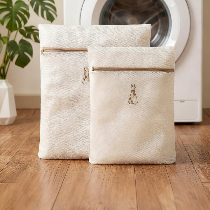 Laundry bag for the washing machine, 3-layered