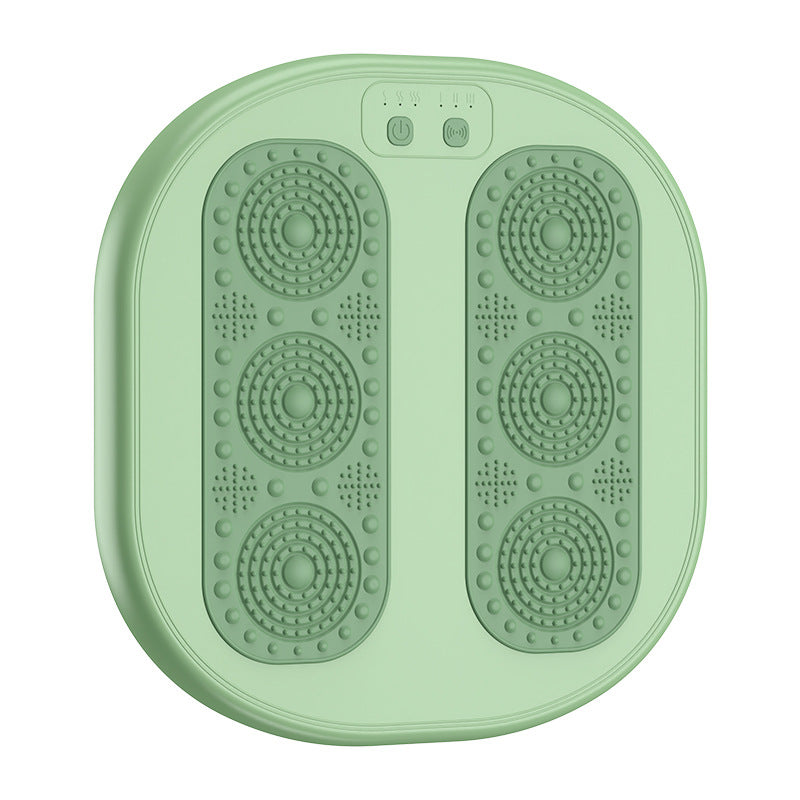 Electric foot warming mat with massage