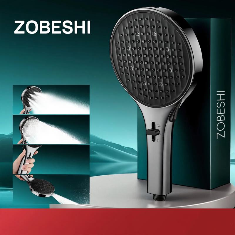 Shower head with pressure balance, large panel