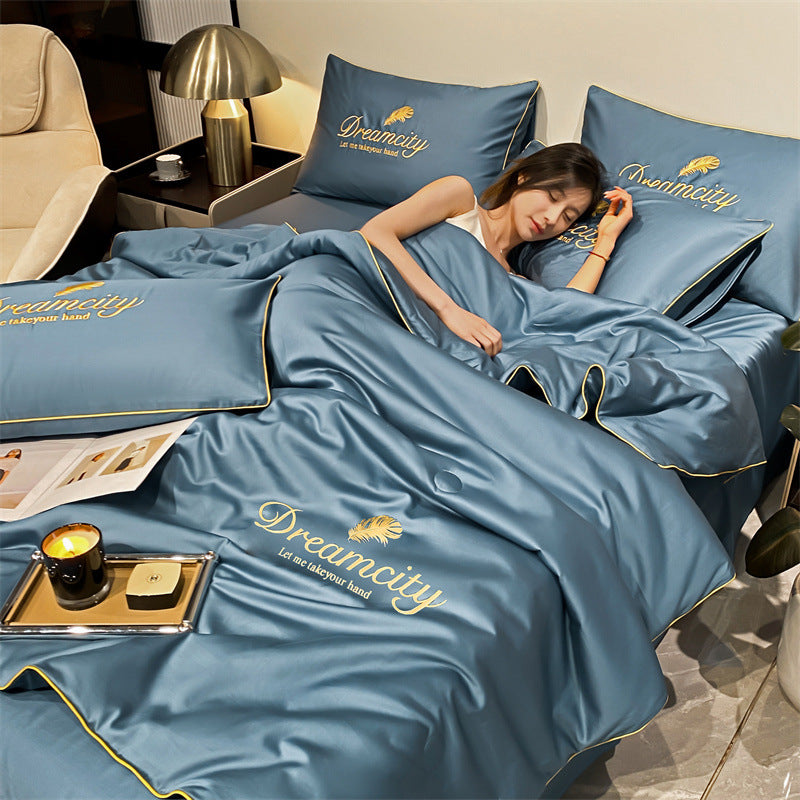 Summer bedding, 4-piece, lightweight and cooling